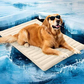 ペット マット 犬用 冷却 夏用 寝具 防暑 降温 グッズ 涼爽 通気性 吸湿 速乾 軽量 室内用 屋外用