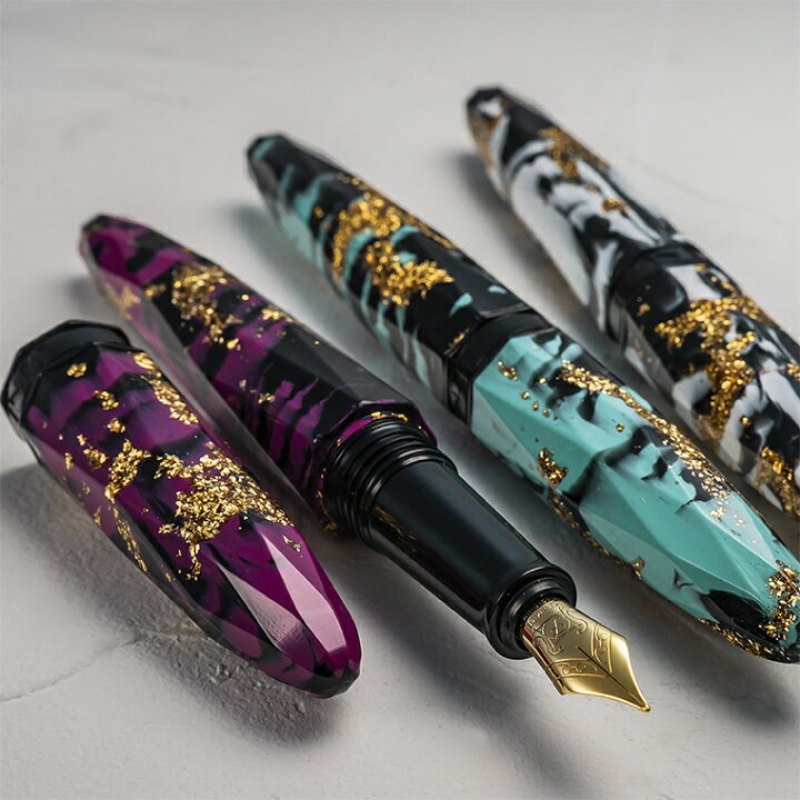 安価 ベヌー 万年筆 Briolette ミルキ ウェイ F 細字 Fucoa Cl