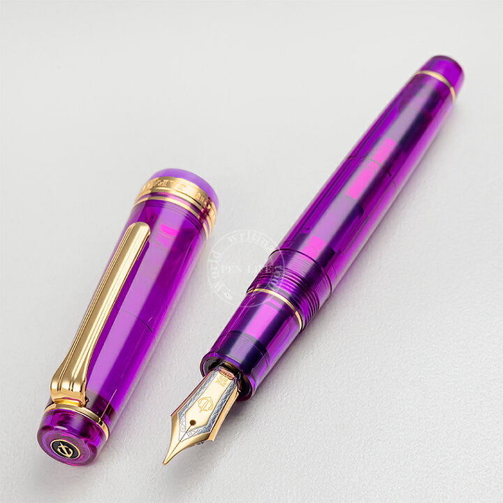 楽天市場】【S124】【WANCHER×SAILOR/セーラー】 限定 21金万年筆 透明 