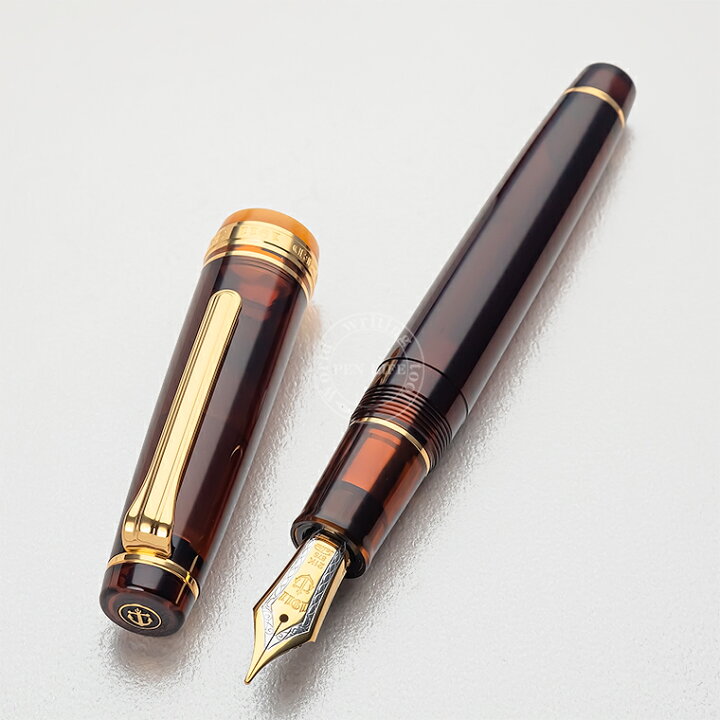 楽天市場】【S129】【WANCHER×SAILOR/セーラー】限定 21金万年筆 透明  