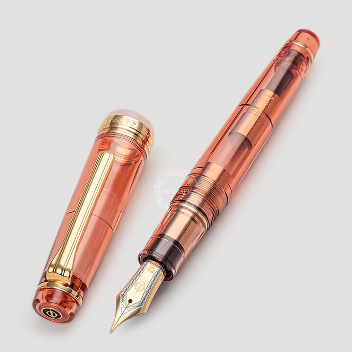 楽天市場】【S138】【WANCHER×SAILOR/セーラー】限定 21金万年筆 透明  