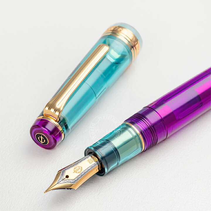 楽天市場】【S203】【SAILOR/セーラー】 限定 21金万年筆 透明軸 
