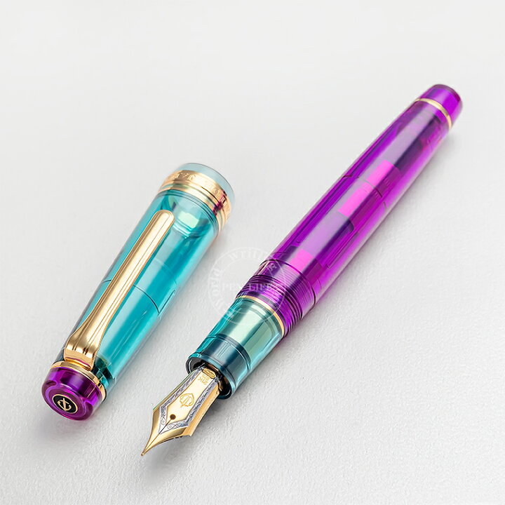 楽天市場】【S203】【SAILOR/セーラー】 限定 21金万年筆 透明軸 
