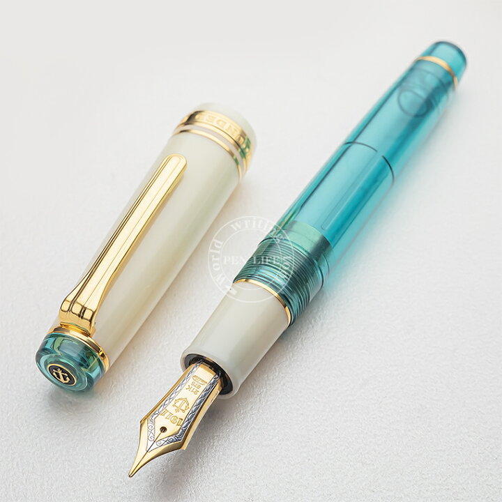 楽天市場】【S251】【SAILOR/セーラー】 限定 21金 万年筆 透明軸 