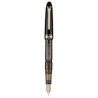 【S434】【SAILOR】プロフィット レアロ 18 万年筆 尾栓回転吸入式 18金 透明軸 ブラック 【即納 宅配便 …