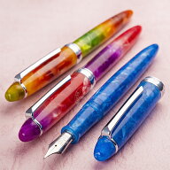 【PBS22】【PENBBS】新作 アクリル万年筆 全3種 F(細字)/M(中字) 色鮮やかなカラーリングとグラデーショ…