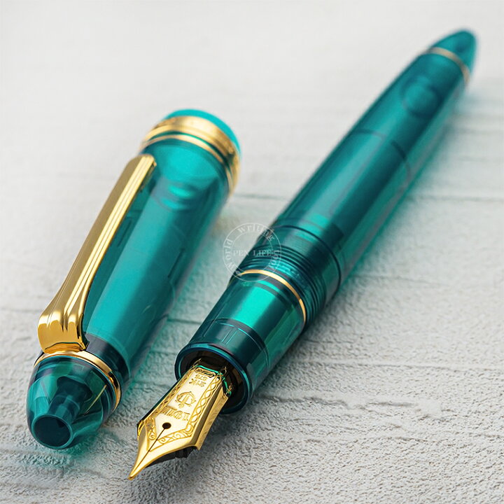 楽天市場】【S113】【WANCHER × SAILOR/セーラー】 21金万年筆 透明 