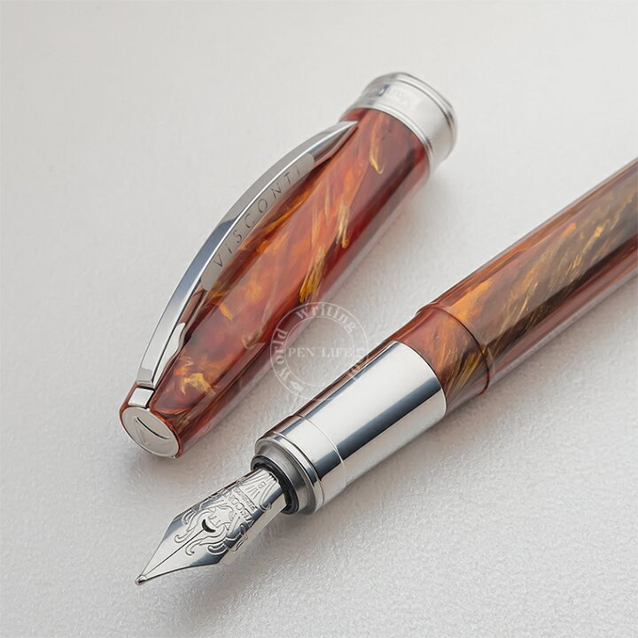 楽天市場 Vi114 Visconti ビスコンティ Van Gogh ヴァン ゴッホ 万年筆 Red Vineyard 赤い葡萄畑 F 細字 B 太字 ゴッホの名画をオマージュしたシリーズ マーブルカラー 即納 宅配便対応 レジン 並行輸入品 筆記具専門店ペンライフ