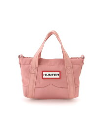 (U)ナイロン ミニ トップ クリップ トート バッグ HUNTER ハンター バッグ トートバッグ ピンク パープル【送料無料】[Rakuten Fashion]