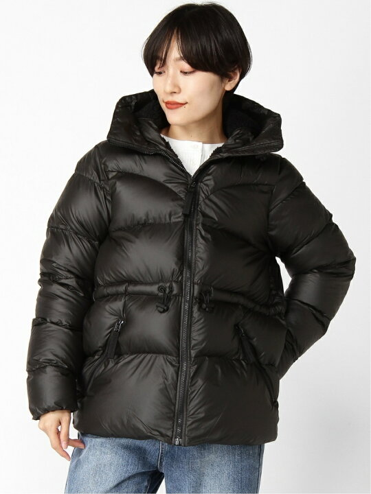 楽天市場】【SALE／43%OFF】(W)W ORI A-LINE PUFFER JACKET HUNTER 