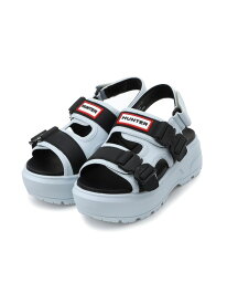 【SALE／46%OFF】(U)ユニセックス シティ リベル ネオ レザー バックル サンダル HUNTER ハンター シューズ・靴 サンダル ブルー【RBA_E】【送料無料】[Rakuten Fashion]