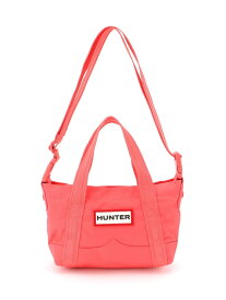 【SALE／46%OFF】(U)ナイロン ミニ トップ クリップ トート バッグ HUNTER ハンター バッグ トートバッグ ピンク グリーン【RBA_E】【送料無料】[Rakuten Fashion]