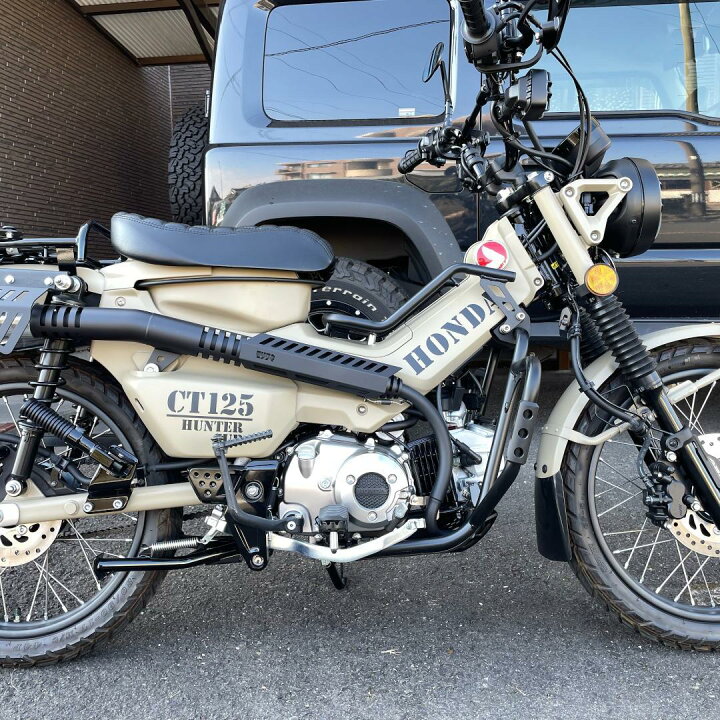 楽天市場 ハンターカブ カスタムステッカー Bタイプ Hondaデカール2枚セット ミリタリー系 ステンシル カッティングシート ハンティントン 楽天市場支店