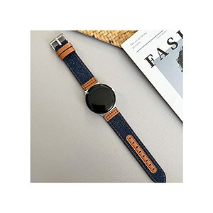 Google Pixel Watch 3 41/45mm �E�F�A���u���[���E�X�}�[�g�E�H�b�` ���� �o���h �f�j���� PU���U�[�f�� �r���v�x���g �X�|�[�c �x���g �����p �x���g �ւ��x���g �ȒP���� �u�₩ �������� ������� 