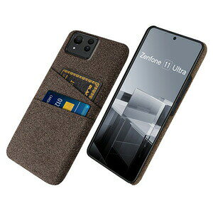ASUS Zenfone 11 Ultra �P�[�X �ϏՌ� ����ق��肩���� CASE �w�ʃf�j���� �L�����p�X�� �w�ʃJ�[�h�|�P�b�g �����₷�� PC�f�� �n�[�h�J�o�[ �l�C �w�ʃJ�o�[ �������� �G�C�X�[�X �A�X�[�X �[��