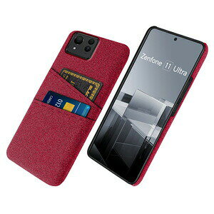 ASUS Zenfone 11 Ultra �P�[�X �ϏՌ� ����ق��肩���� CASE �w�ʃf�j���� �L�����p�X�� �w�ʃJ�[�h�|�P�b�g �����₷�� PC�f�� �n�[�h�J�o�[ �l�C �w�ʃJ�o�[ �������� �G�C�X�[�X �A�X�[�X �[��