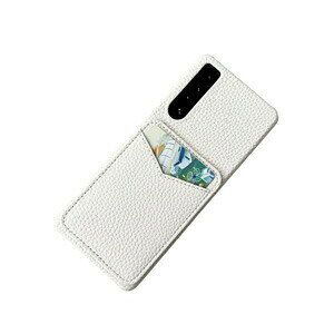 SONY Xperia 1 VI Xperia 10 VI �P�[�X �ϏՌ� �J�o�[ �^�t�Ŋ�� PU���U�[ �w�ʃJ�[�h�|�P�b�g �Ռ��z�� �����h�~ ������� �J�b�R���� �l�C �Ռ��ɋ��� �\�j�[ �G�N�X�y���A 1 VI �G�N�X�y���A 10 VI �w