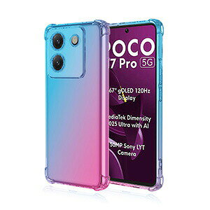 Xiaomi POCO M7 Pro 5G �P�[�X �ϏՌ� �J�o�[ �V���I�~ POCO M7 �v�� 5G �P�[�X �Ռ��ɋ��� TPU�f�� �O���f�[�V���� �Y��� �N�₩�� �n�� �����������ӂ� �l�C �������� �w�ʃJ�o�[ ����A�����h�~ 