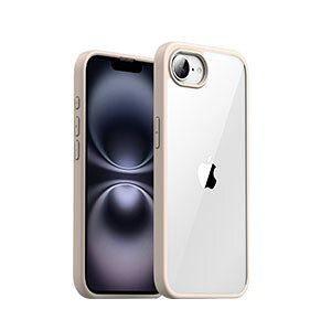 Apple iPhone 16e �P�[�X �N���A �ϏՌ� �J�o�[ �^�t�Ŋ�� 2�d�\�� TPU+PC�f�ސ� ���� �Ռ��z�� �����h�~ �������� ������� �J�b�R���� �l�C �Ռ��ɋ��� 2025���f�� �A�b�v�� �A�C�t�H�� 16e �w�ʃJ