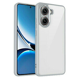 POCO X7 Pro �P�[�X �N���A �ϏՌ� �J�o�[ �^�t�Ŋ�� 2�d�\�� TPU+PC�f�ސ� ���� �J�o�[ �Ռ��z�� �����h�~ �������� ������� �J�b�R���� �l�C �Ռ��ɋ��� ���� �V���I�~ Xiaomi POCO X7 �v�� �w�ʃJ