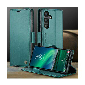 �T���X�� Samsung Galaxy S24 FE �P�[�X �ϏՌ� �J�o�[ �蒠�^ ���z�^ TPU&PU���U�[ ������� ����h�~ ��G�蔲�Q �X�^���h�@�\ �J�[�h���[ ���p �l�C �֗����̍��� �蒠�^�J�o�[ CASE �����K���X�t�B
