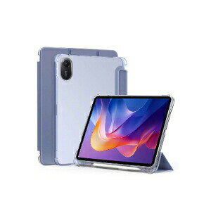 Xiaomi Redmi Pad 2 �P�[�X �N���A �ϏՌ� �J�o�[ PU���U�[ �N���A�o�b�N�P�[�X ������� �����₷�� ����h�~ �X�^���h�@�\ �I�[�g�X���[�v�@�\ �������� �^�u���b�g�P�[�X �J�b�R���� �V���I�~ 