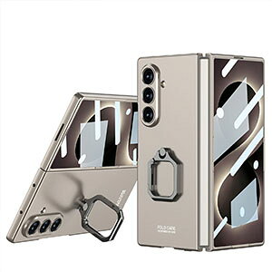 Samsung Galaxy Z Fold8 5G �T���X�� �M�����N�V�[ Z �t�H�[���h8 �P�[�X �J�o�[ �܂肽���݌^ �����O�t�� �X�^���h�@�\ PC�f�� �v���X�`�b�N�� �����t�B�����t�� CASE �ϏՌ��J�o�[ �y�� �����₷�� 