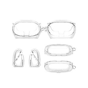 JBL Soundgear Clips �ی�P�[�X �N���A�J�o�[ TPU�f�� �C���z���E�w�b�h�z�� �A�N�Z�T���[ �W�F�[�r�[�G�� �P�[�X CASE �ϏՌ� �����h�~ ���[ �ی� �����P�[�X �l�C �������� ������� �֗� ���p �J