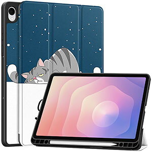 Galaxy Tab S12 �P�[�X �ϏՌ� �J�o�[ PU���U�[�� �����₷�� ����h�~ �֗� S Pen���[ �X�^���h�@�\ �I�[�g�X���[�v�@�\ �������� �l�C �������� ������� �^�u���b�g�P�[�X �J�b�R���� �M�����N