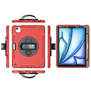 iPad Air 11�C���` ��6���� iPad Pro 11�C���` ��5���� �P�[�X ������� CASE �X�g���b�v�t�� �o���h�t�� �X�^���h�@�\�t�� 360�x��] ����ق��肩���� �ϏՌ� 2�d�\�� PC&�V���R���f�� �S�ʕی� ��