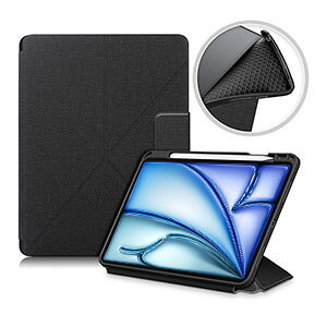 Apple iPad Air 11�C���` ��6���� �P�[�X �ϏՌ� �J�o�[ �A�C�p�b�h �G�A�[ 11�^ CASE TPU+PU���U�[�� �֗� �l�C �������� �����₷�� Pencil Pro���[ ���������܂܏[�d�\ �I�[�g�X���[�v �X�^���h�@�\ 