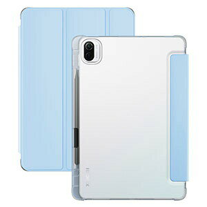 Xiaomi POCO Pad Pad 5 �P�[�X �ϏՌ� �J�o�[ �V���I�~ Xiaomi POCO �p�b�h 12.1�C���` 2024���f�� �蒠�^�J�o�[ �N���A�o�b�N�P�[�X TPU+PU���U�[�� �I�[�g�X���[�v�@�\ ������� �����₷�� ����h�~ �X