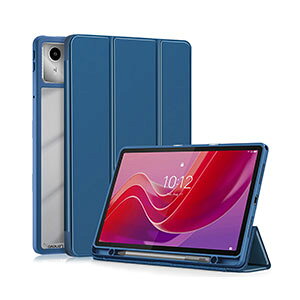 Lenovo Tab B11 �P�[�X �ϏՌ� �J�o�[ ���m�{ �^�u B11 ZADA0284JP/ZADB0291JP PC+PU���U�[�� �N���A�o�b�N�P�[�X �������� ������� Lenovo Tab Pen�̎��[�@�\ �����₷�� ����h�~ �X�^���h�@�\ �蒠�^�J�o�[