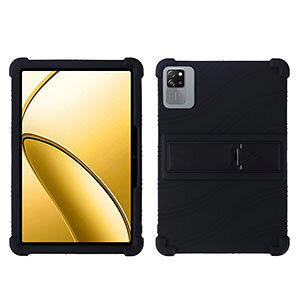 Blackview Tab 60 WIFI �P�[�X �ϏՌ� �J�o�[ �V���R�� �\�t�g�J�o�[ �֗� �X�^���h�@�\ �X�g���b�v�z�[���t�� ����ق��肩���� �y�� �����₷�� ������� �^�u���b�gPC�ی� 10.1�C���` �u���b�N