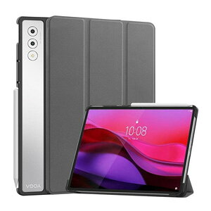Lenovo Yoga Tab Plus �P�[�X �ϏՌ� �J�o�[ 12.7�C���` ���m�{ ���K�^�u�v���X 12.7�^ �蒠�^�P�[�X PU���U�[�� �I�[�g�X���[�v�@�\ �֗� �l�C �������� ������� �����₷�� ����h�~ �X�^���h�@�\ 