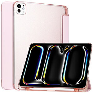 Apple iPad Pro 13�C���` (M5) �P�[�X �ϏՌ� �J�o�[ �����₷�� �}�b�g�d�l�o�b�N�P�[�X �֗� �X�^���h�@�\ �Ռ��z�� ����h�~ �������� �l�C �������� ������� �^�u���b�g �A�C�p�b�h �v�� 13�^ (