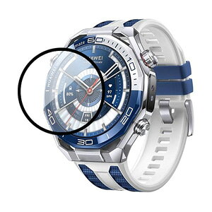 HUAWEI WATCH Ultimate 2 �E�F�A���u���[���E�X�}�[�g�E�H�b�` HD Film �S��ʕی�t�B���� �t�@�[�E�F�C WATCH Ultimate 2 ������ �t���ی� HD Film 3D���E���h�����ގ� �ی�t�B���� �ی�V�[�g PET�f�� �w