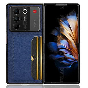 nubia Fold �P�[�X �ϏՌ� �J�o�[ �܂肽���݌^ �w�ʃJ�o�[ PC&PU���U�[ �J�[�h���[ ����h�~ ���p �l�C �������� ������� �u�b�N�^ �J�b�R���� �k�r�A �t�H�[���h �P�[�X nubia Fold �w�ʃJ�o�[