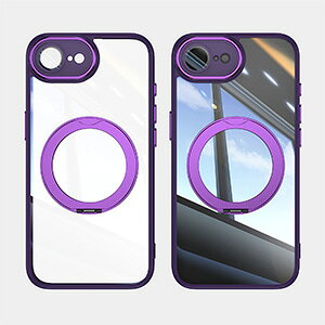 Apple iPhone 17e �P�[�X �N���A �ϏՌ� �J�o�[ �^�t�Ŋ�� TPU+PC�f�ސ� �X�^���h�@�\�t�� �X�g���b�v�z�[���t�� ���� �Ռ��z�� �����h�~ �������� ������� �J�b�R���� �l�C �Ռ��ɋ��� �A�b�v�� 