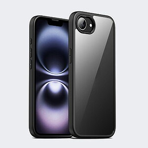 Apple iPhone 17e �P�[�X �N���A �ϏՌ� �J�o�[ �^�t�Ŋ�� TPU+PC�f�ސ� ���� �Ռ��z�� �����h�~ �������� ������� �J�b�R���� �l�C �Ռ��ɋ��� �A�b�v�� �A�C�t�H�� 17e �w�ʃJ�o�[ �ی�P�[�X ��