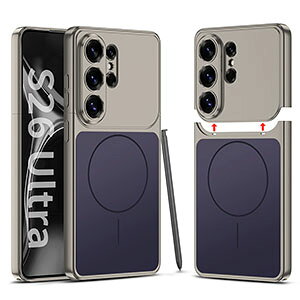 Samsung Galaxy S26 Ultra �P�[�X �l���ϏՌ� �J�o�[ �ی�P�[�X PC�f�� CASE ������� �n�[�h�P�[�X �Ռ��ɋ��� �֗� ���p �l�C ���C�[�d �T���X�� �M�����N�V�[ S26 �E���g�� �P�[�X �E���� �w�ʃJ�o