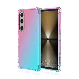 SONY Xperia 1 VIII �J�o�[ Xperia 10 VIII �P�[�X �ϏՌ� �J�o�[ �ی�P�[�X �J���t�� �O���f�[�V���� ���� CASE ������� �\�t�g�J�o�[ �Ռ��ɋ��� �X�g���b�v�z�[���t�� �N�₩�� ���� �l�C ������ 