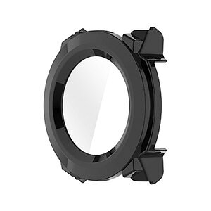 Garmin Instinct 3 AMOLED 45mm 50mm �P�[�X �E�F�A���u���[���E�X�}�[�g�E�H�b�` �P�[�X PC�f��+�����K���X �t���J�o�[ �t���ی� �}���`�J���[ �N���A �V���v���� �n�[�h�J�o�[ CASE ���h�~ �֗� �y�� 
