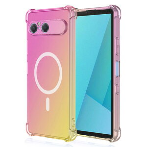 SONY Xperia 1 VIII / Xperia 10 VIII �ϏՌ� �J�o�[ �ی�P�[�X �J���t�� �O���f�[�V���� �w�ʃ}�O�l�b�g���� ���� CASE ������� �\�t�g�J�o�[ �Ռ��ɋ��� �X�g���b�v�z�[���t�� �N�₩�� ���� �l�C 