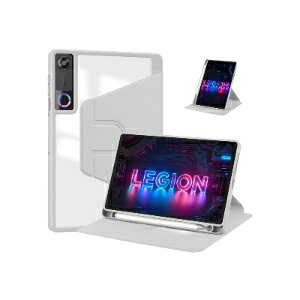 Lenovo Legion Tab (8.8�h, 5) ZAH20015JP 8.8�^ �Ή� �^�u���b�g�P�[�X 360�x��] �X�^���h�@�\ �A�N�����w�� ���� �N���A PU���U�[ �I�[�g�X���[�v �ϏՌ� �L�Y�h�~ �S�ʕی� �c�u�� ���u�� �Q�[�� ����
