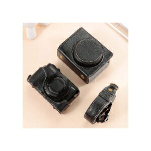 CANON PowerShot G7 X Mark III / PowerShot G7 X II �Ή� �J�����P�[�X PU���U�[ �J�����o�b�O �V�����_�[�X�g���b�v�t�� �ی�P�[�X �ϏՌ� �h�o �L�Y�h�~ �y�� ���g���f�U�C�� �����^�ѕ֗� �R���p�N�g 
