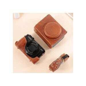CANON PowerShot G7 X Mark III / PowerShot G7 X II �Ή� �J�����P�[�X PU���U�[ �J�����o�b�O �V�����_�[�X�g���b�v�t�� �ی�P�[�X �ϏՌ� �h�o �L�Y�h�~ �y�� ���g���f�U�C�� �����^�ѕ֗� �R���p�N�g 
