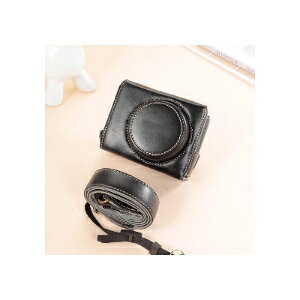 CANON PowerShot G7 X Mark III / PowerShot G7 X II �Ή� �J�����P�[�X PU���U�[ �J�����o�b�O �V�����_�[�X�g���b�v�t�� �ی�P�[�X �ϏՌ� �h�o �L�Y�h�~ �y�� ���g���f�U�C�� �����^�ѕ֗� �R���p�N�g 