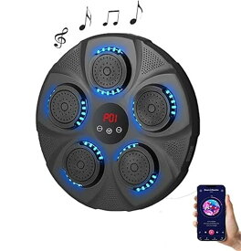 音楽ボクシングマシン 音楽ボクシング 【2025新昇級版音楽ボクシングマシン】ミュージックボクシングマシン Bluetooth スマートリズムボクシングマシーン ボクシング LEDライト 壁掛け 音楽ボクシング機 ABS素材 高い柔軟性と耐久性 40*40