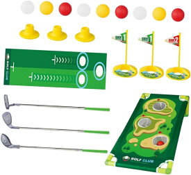 子供用ゴルフセット おもちゃ スポーツ ゴルフクラブ ミニゴルフ プレイセット 裏庭ゲーム用